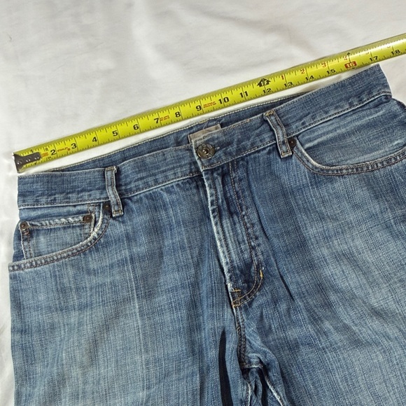 Gap 1969 mens medium blue wash Vintage Bootcut denim jeans - size 33x32 - Picture 14 of 14